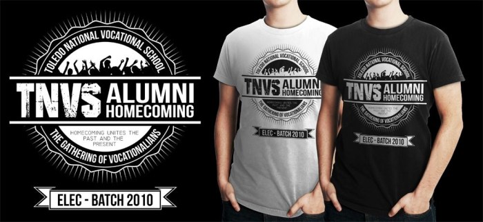 Contoh desain baju alumni