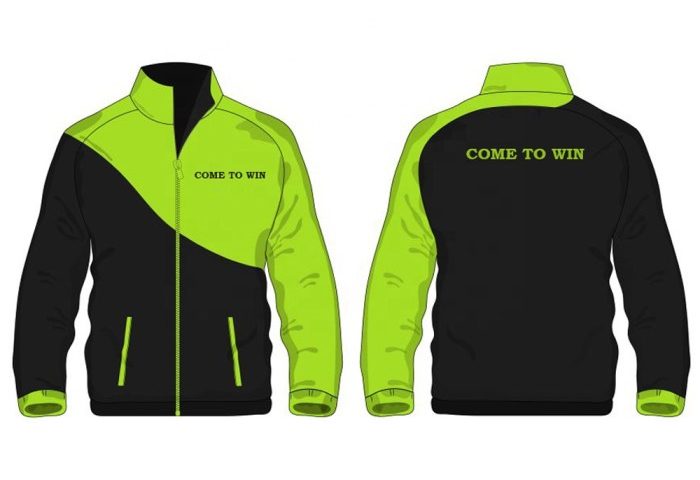 Contoh desain sablon jaket