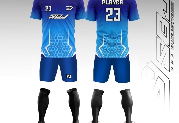 Contoh desain jersey futsal keren