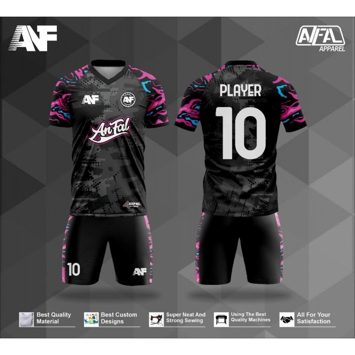 Contoh desain jersey futsal keren